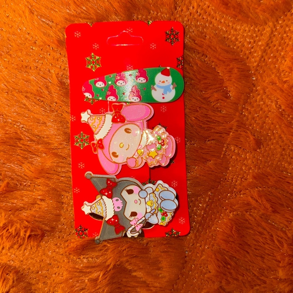 New - Hello kitty and friends Hair‎ clips